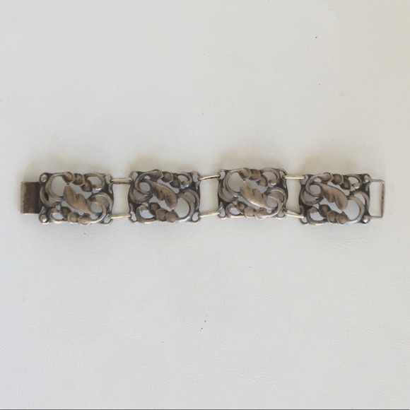 DANECRAFT STERLING BRACELET ARTS AND CRAFTS 7.25” - Picture 4 of 8